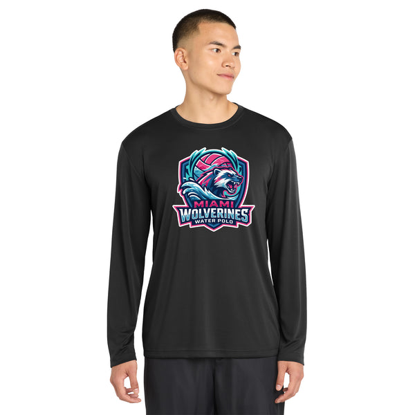 Miami Wolverines Water Polo VICE Long Sleeve Dri-fit for Men & Youth