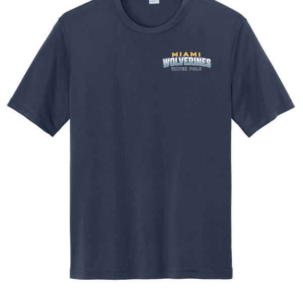 Miami Wolverines Water Polo Chest Wordmark Short Sleeve Dri-fit for Men & Youth
