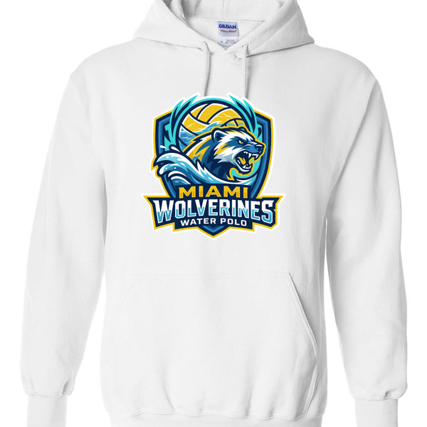 Miami Wolverines Water Polo Hoodie Mascot Shield for Adults & Youth