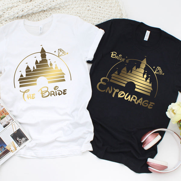Disney Themed Bride Shirt for Magical Bachelorette Parties