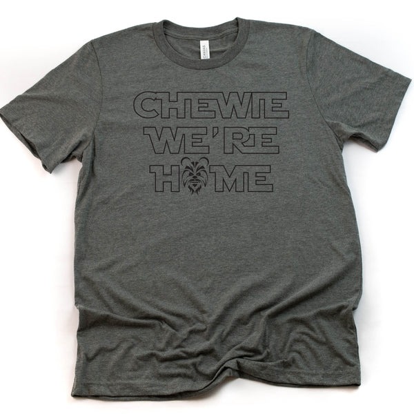 Chewie We Are Home Darth Vader T Shirt for Star Wars Fans