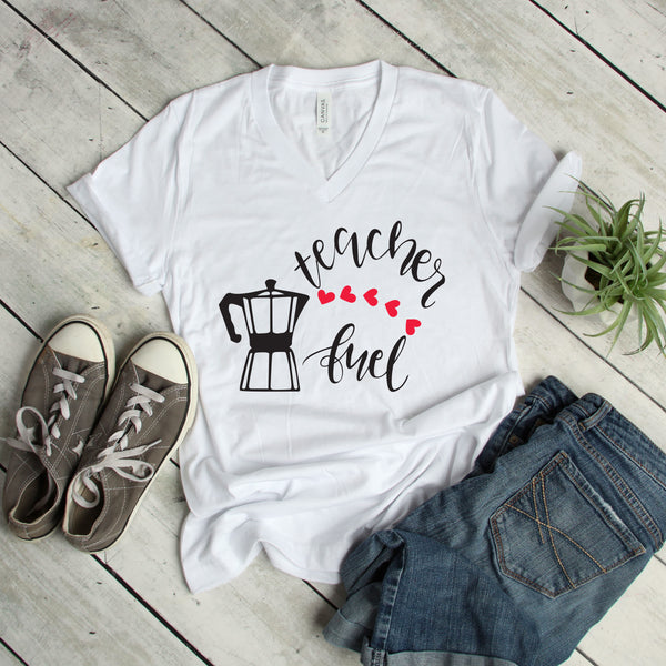 Teacher Fuel T Shirt for Passionate Educators
