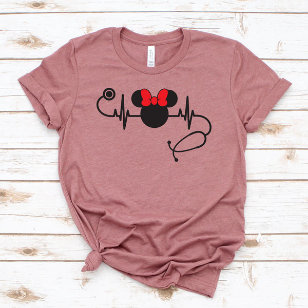 Minnie Nurse T-Shirt for Healthcare Workers in Style