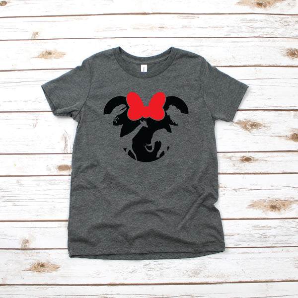 Custom Minnie Mouse Youth T Shirt Personalized for Kids