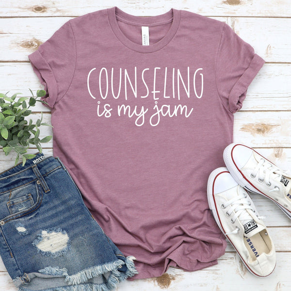Counseling Is My Jam T Shirt - Perfect Gift for Counselors