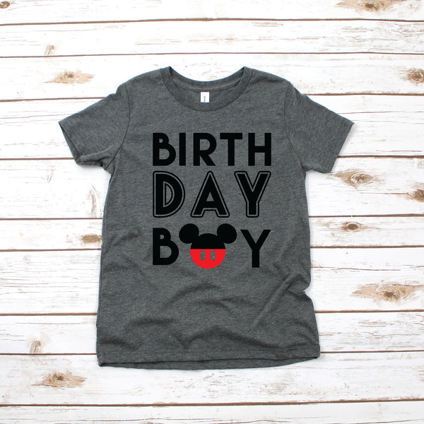 Custom Mickey Birthday Boy T Shirt - Unique Personalized Design