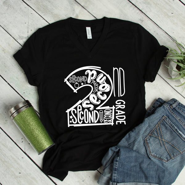 2nd Grade Teacher T Shirt - Soft and Stylish Team Apparel