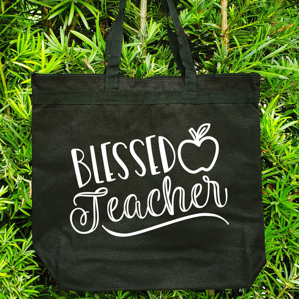 Blessed Teacher Tote Bag - Perfect Canvas Gift for Educators