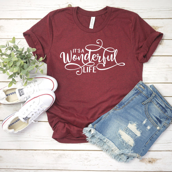 It's a Wonderful Life Christmas T Shirt for Holiday Cheer