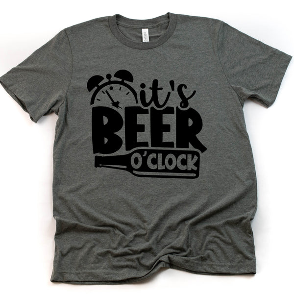 It's Beer O'clock T Shirt - Perfect Gift for Beer Lovers