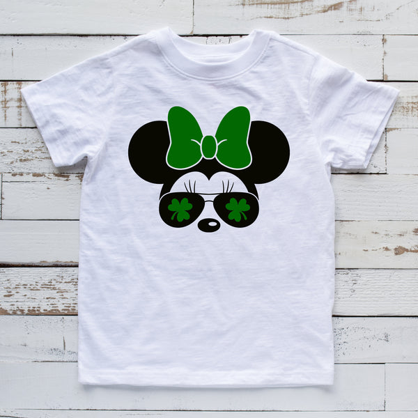 St. Patrick's Day Minnie Mouse T Shirt for Kids