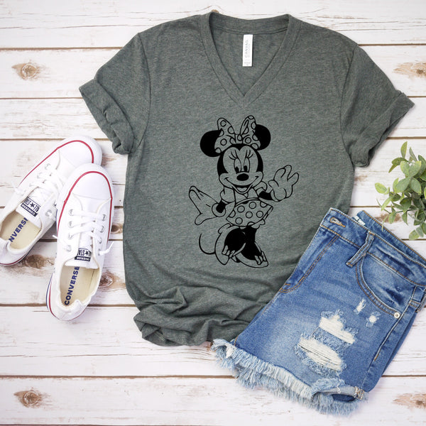 Custom Full Body Minnie Mouse T Shirt for Disney Fans