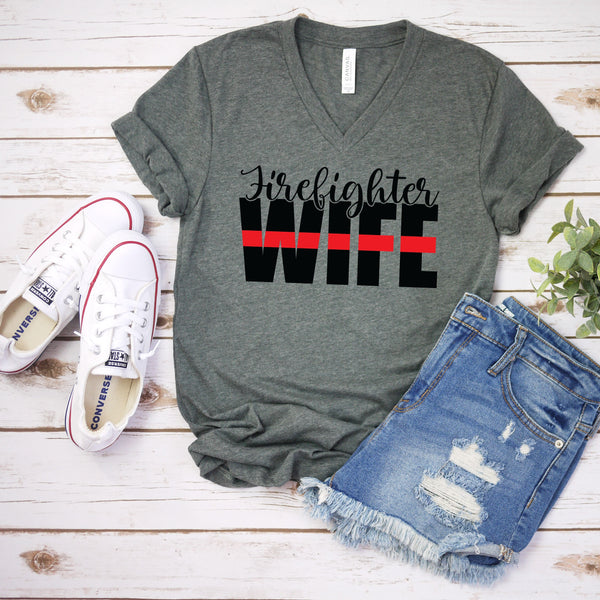 Firefighter Wife Shirt - Celebrate Your Love and Pride