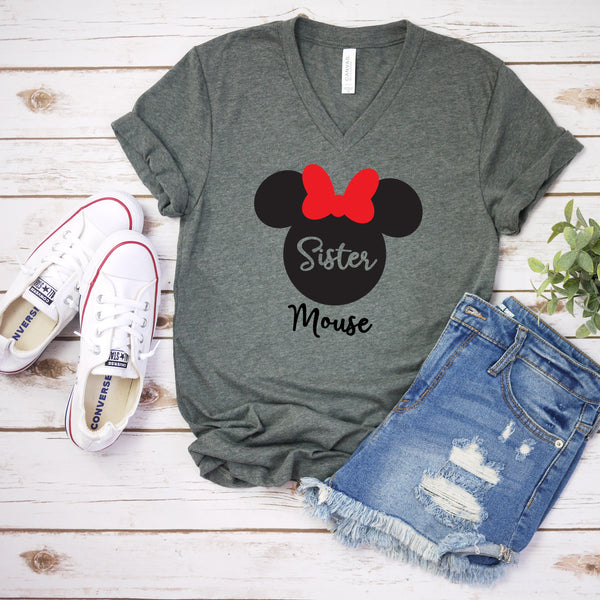 Sister Minnie Mouse T-Shirt for Family Disney Adventures