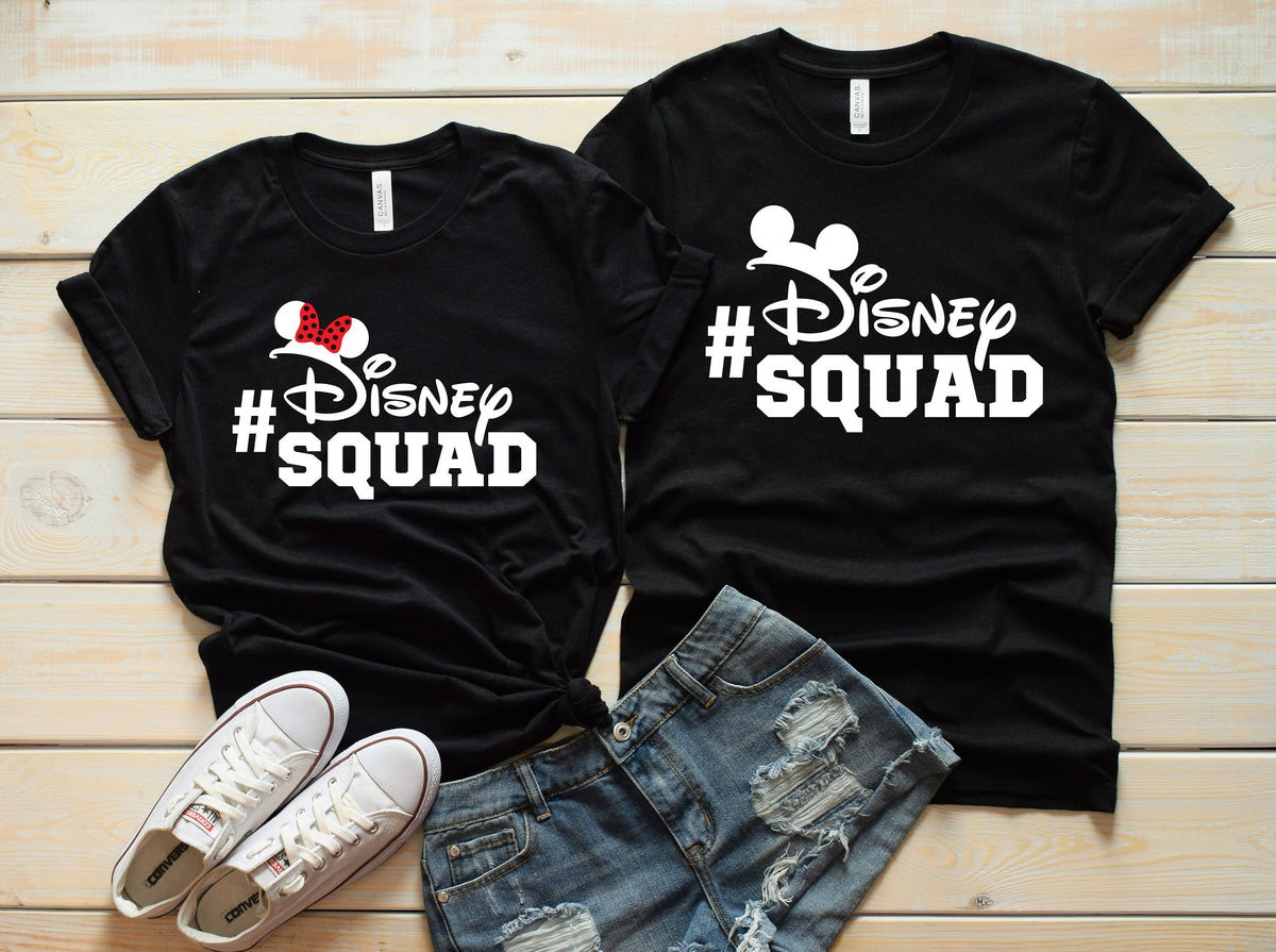 Men's Heather Charcoal Mickey Mouse Disney Squad T-Shirt Size: Medium