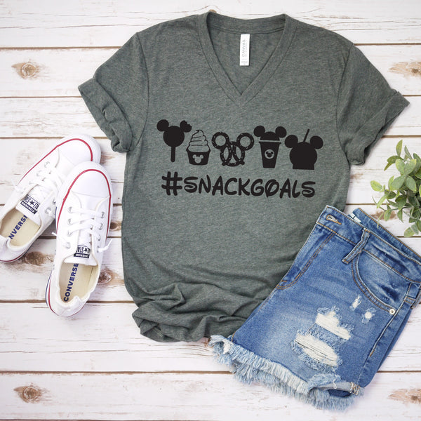 Disney Snack Goals T Shirt for Food Lovers and Fun