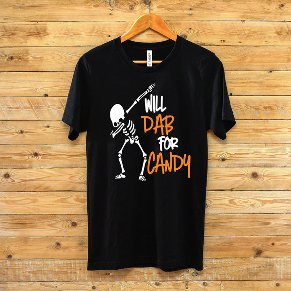 Will Dab for Candy Halloween Adult T Shirt for Fun