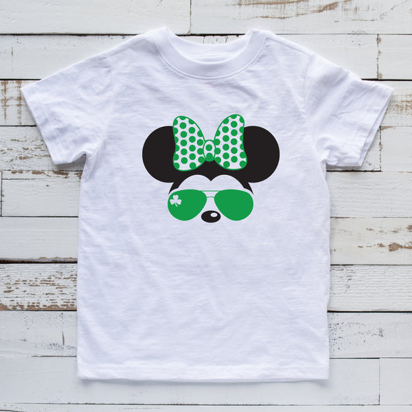 St. Patrick's Day Minnie Mouse T Shirt for Kids
