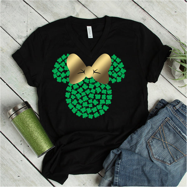 St. Patrick's Day Minnie Mouse T Shirt for Lucky Style