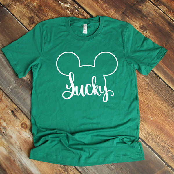 Lucky Mickey Mouse Shirt for St. Patrick's Day Celebration