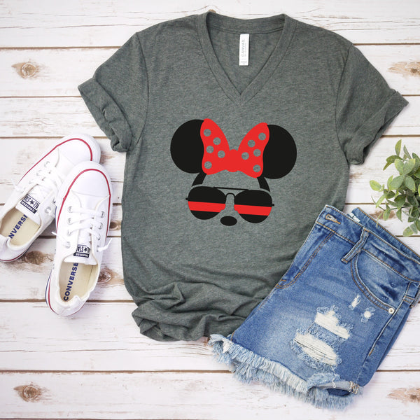 Minnie Mouse Firefighter Wife Shirt for Comfort and Style