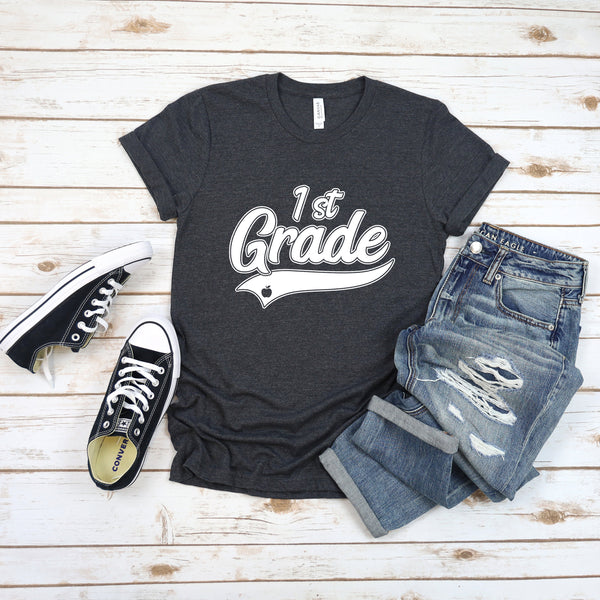 Grade Level Teacher Adult T Shirts for Back to School