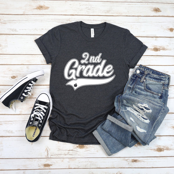 Grade Level Teacher Adult T Shirts for Back to School