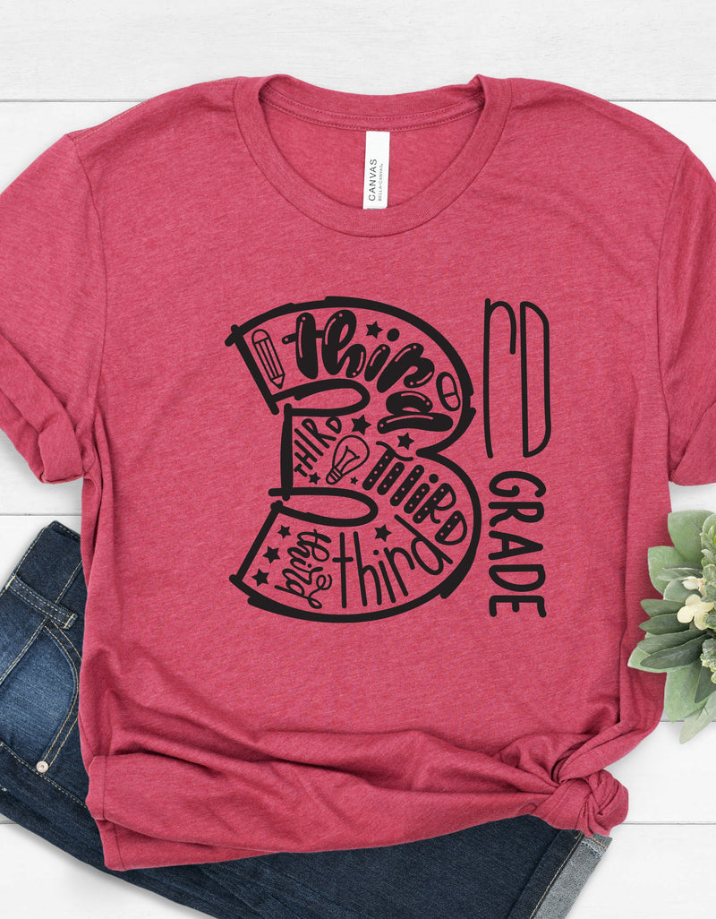 Stylish 3rd Grade Teacher T Shirt for Comfort and Pride