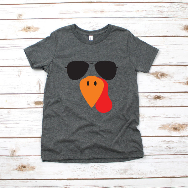 Cool Turkey Infant Toddler Youth T-Shirt for Thanksgiving Fun