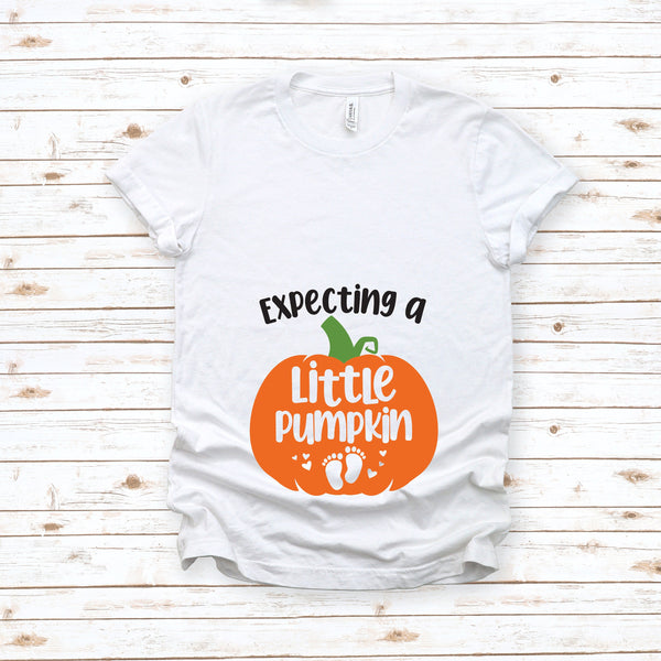 Expecting a Little Pumpkin T Shirt for Fun Announcements