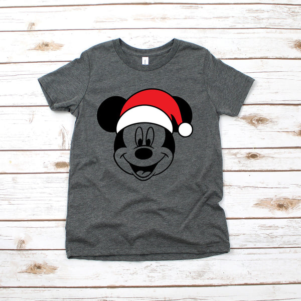 Santa Mickey Mouse Shirt for Kids - Perfect Holiday Outfit
