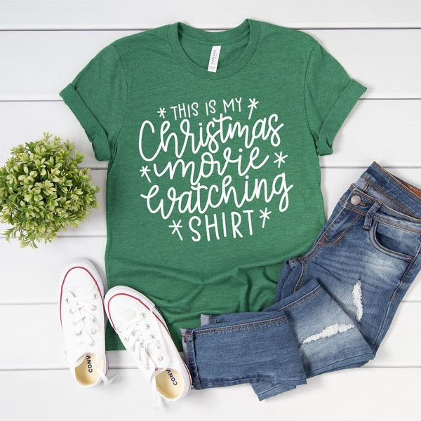 This is My Christmas Movie Watching Shirt for Fun Holidays