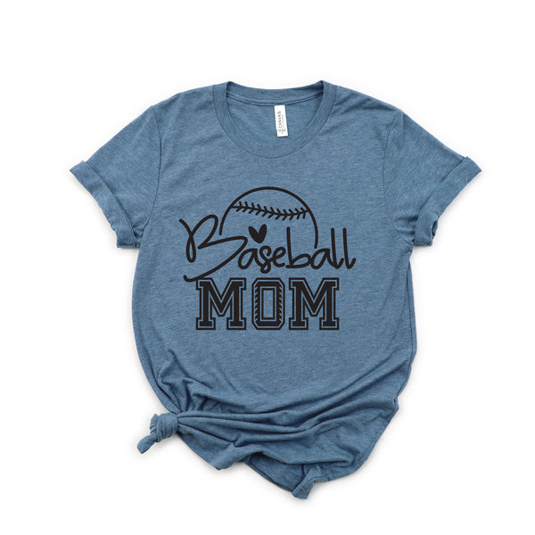 Base Ball Mom T Shirt for Proud Baseball Families