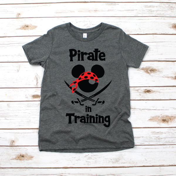 Mickey Pirate Youth T Shirt for Disney Cruise Adventure