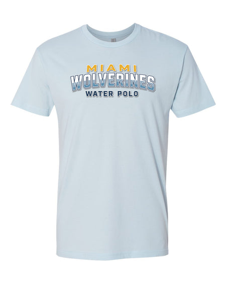 Miami Wolverines Water Polo Wordmark Short Sleeve Next Level Cotton for Adult & Youth