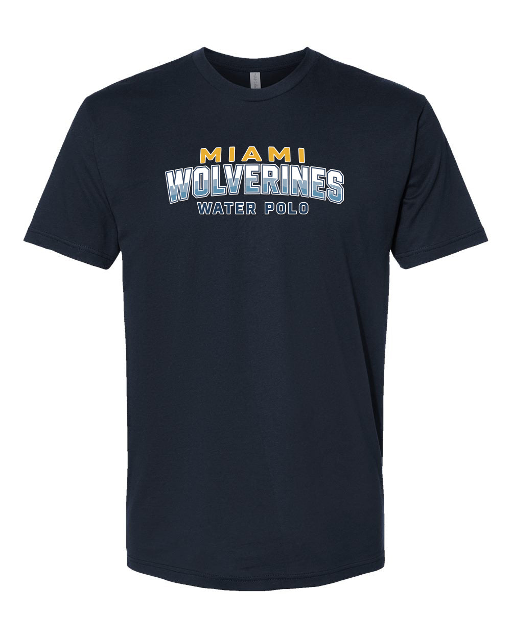 Miami Wolverines Water Polo Wordmark Short Sleeve Next Level Cotton for Adult & Youth