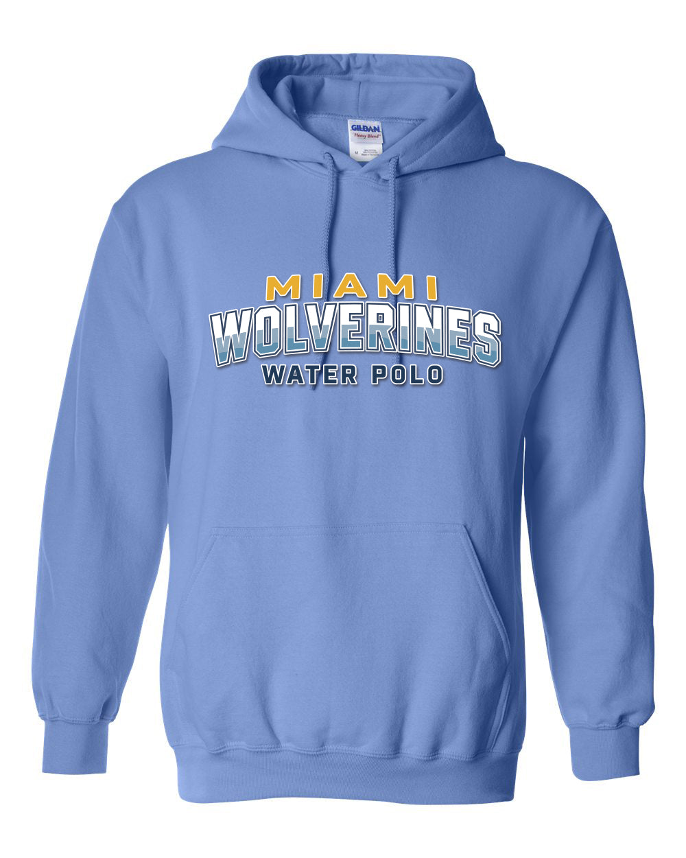 Miami Wolverines Water Polo Hoodie Wordmark for Adults & Youth