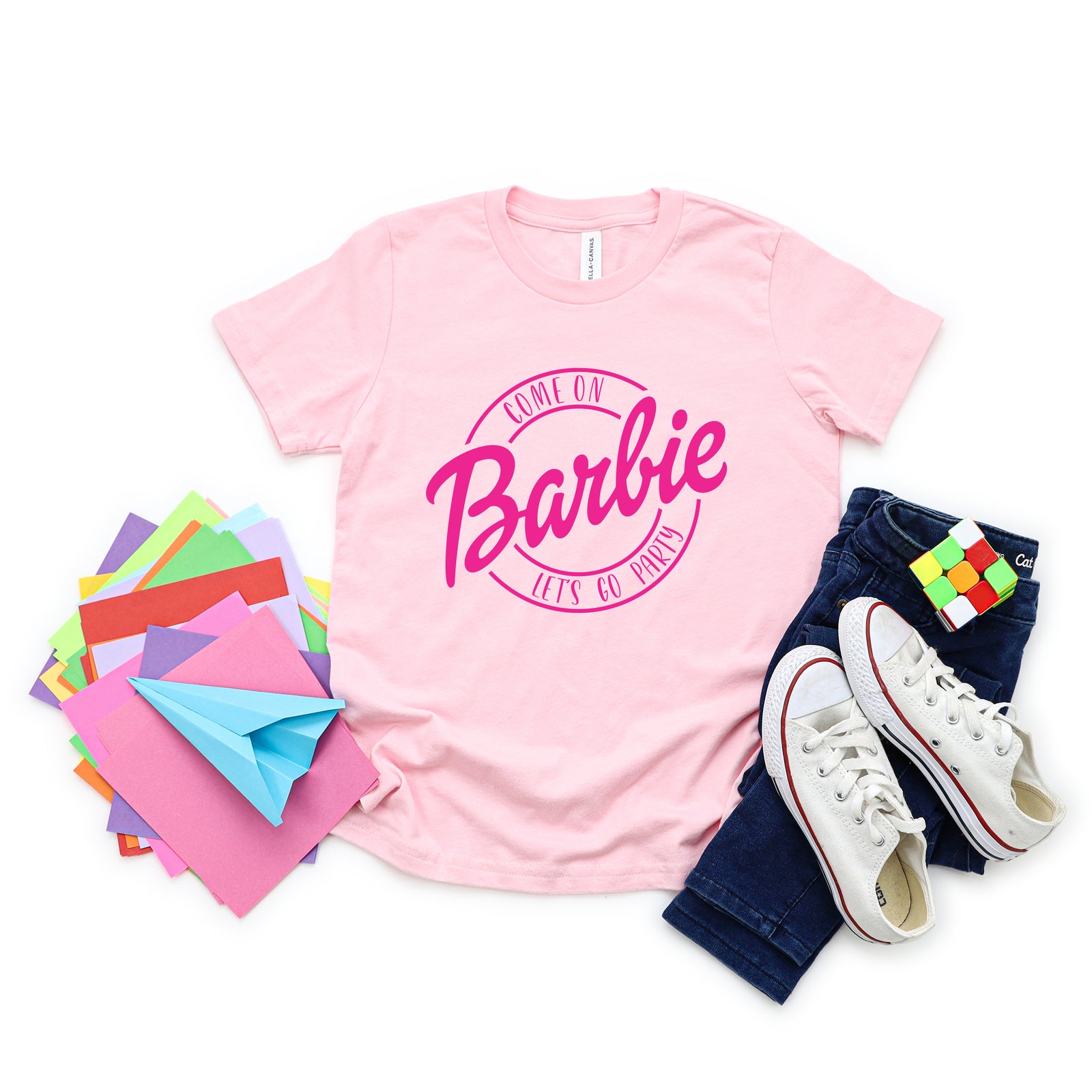 Come On Let's Go Party - Doll Shirt - Birthday Girl - Crew - Movie - Barbie