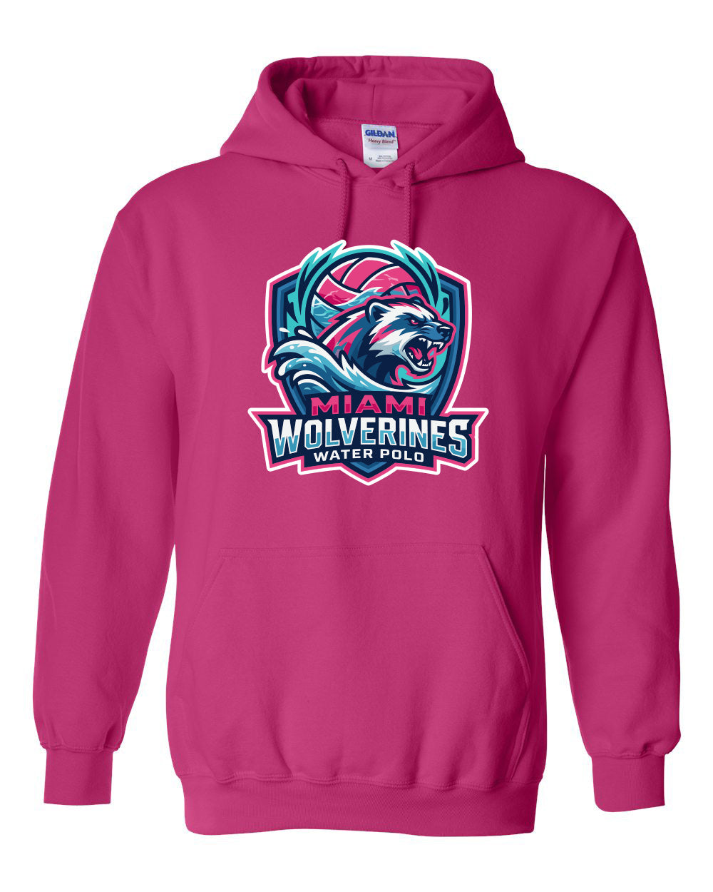 Miami Wolverines Water Polo VICE Hoodie for Adults & Youth