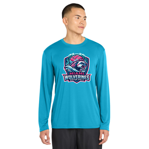 Miami Wolverines Water Polo VICE Long Sleeve Dri-fit for Men & Youth