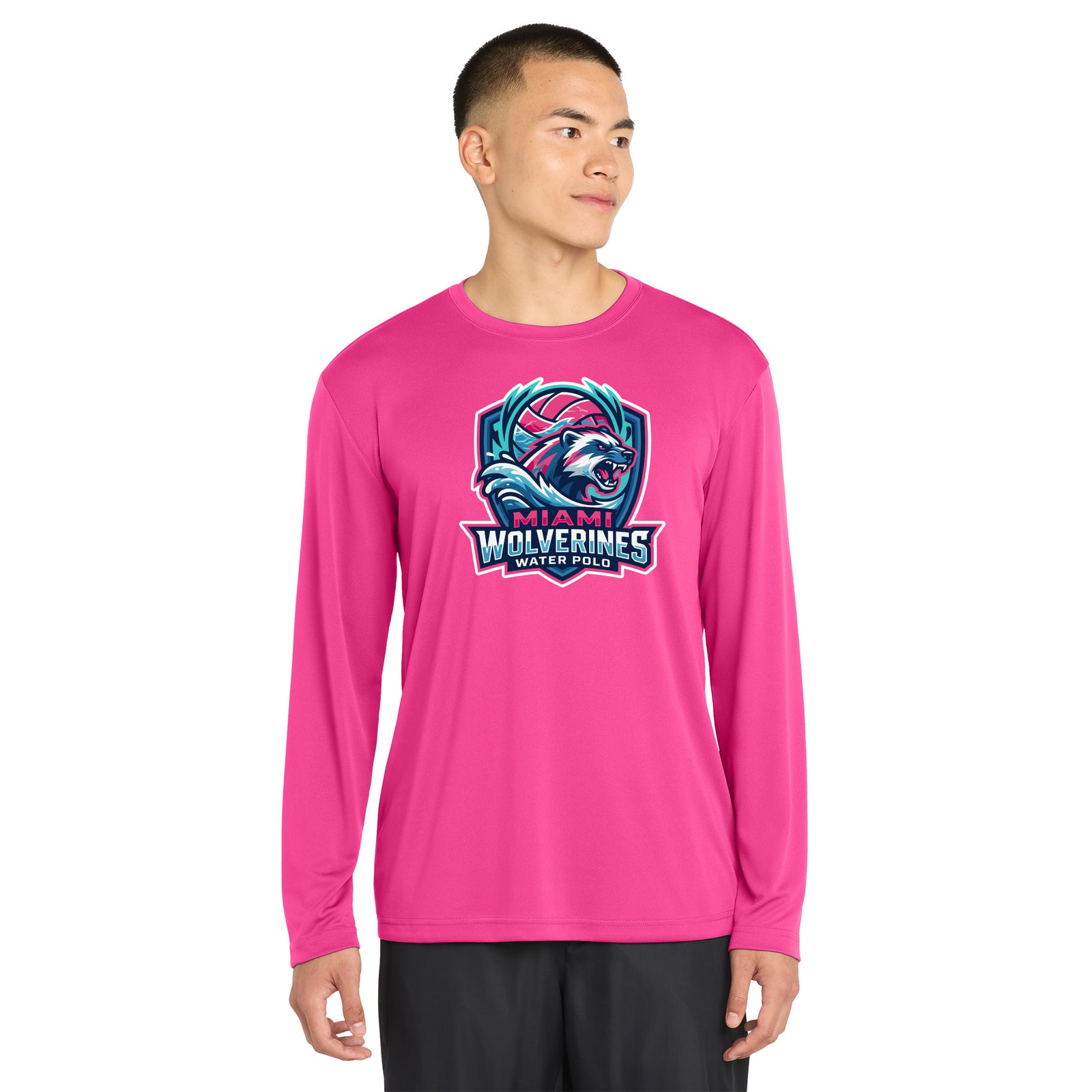 Miami Wolverines Water Polo VICE Long Sleeve Dri-fit for Men & Youth