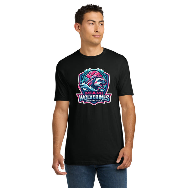 Miami Wolverines Water Polo VICE Short Sleeve Next Level Cotton for Adult & Youth