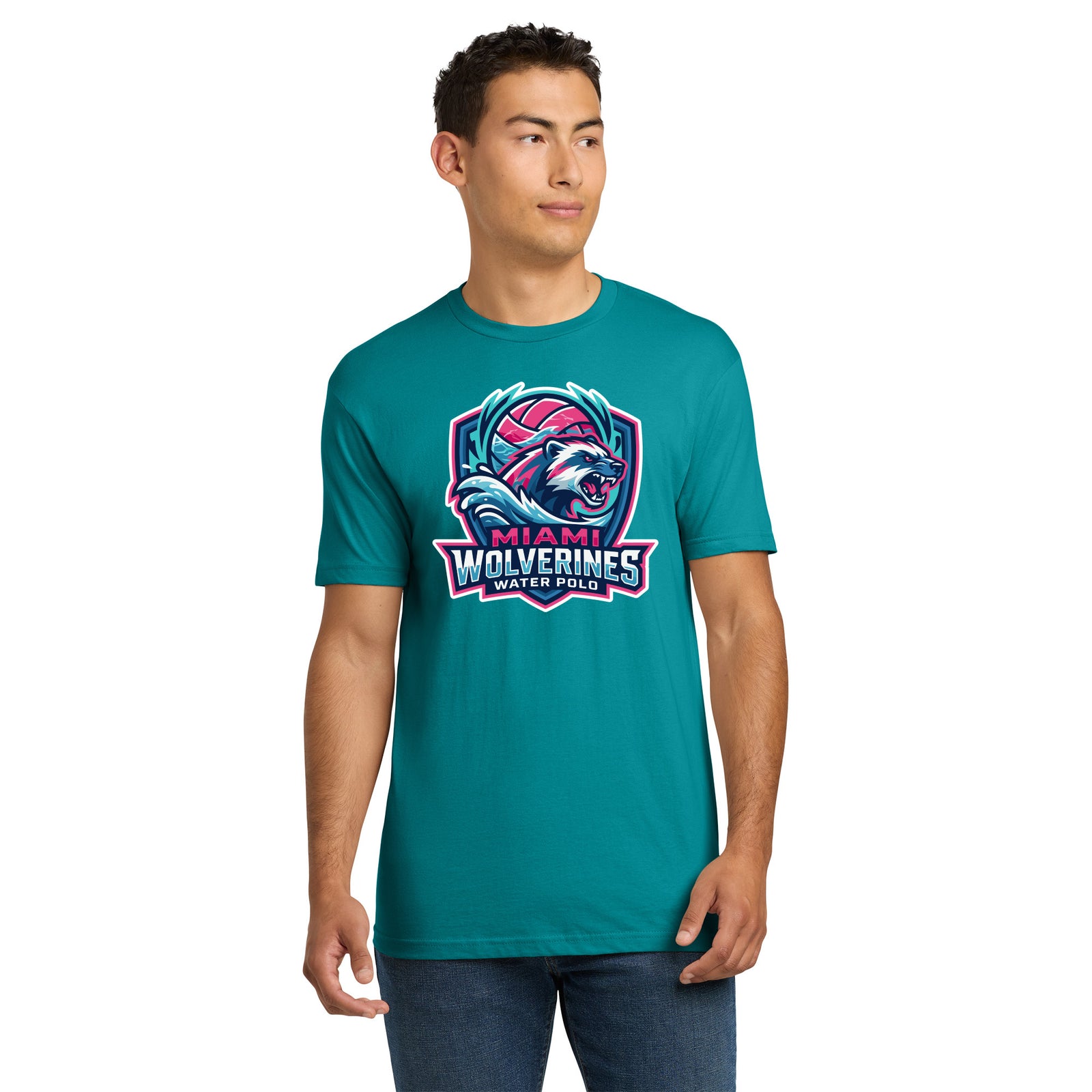 Miami Wolverines Water Polo VICE Short Sleeve Next Level Cotton for Adult & Youth
