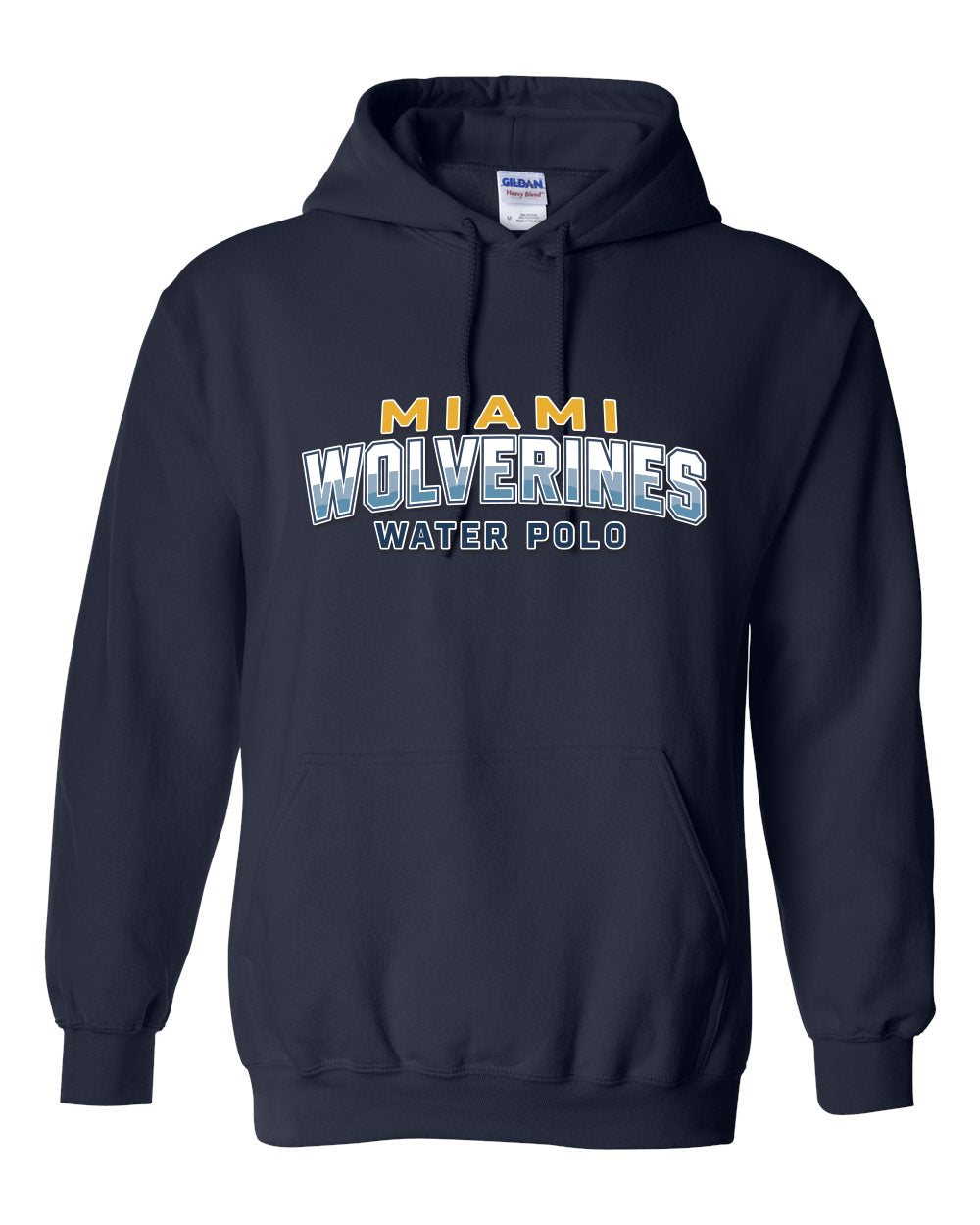 Miami Wolverines Water Polo Hoodie Wordmark for Adults & Youth