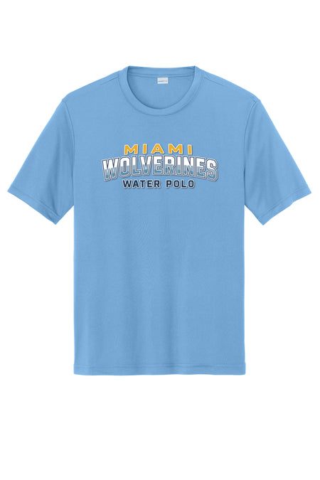 Miami Wolverines Water Polo Wordmark Short Sleeve Dri-fit for Men & Youth