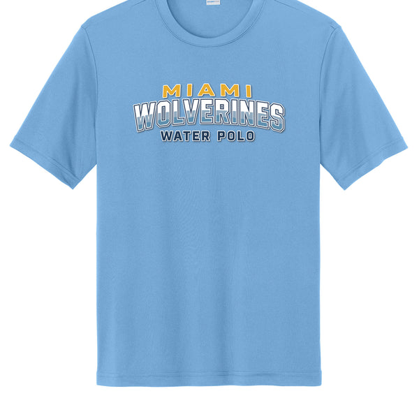 Miami Wolverines Water Polo Wordmark Short Sleeve Dri-fit for Men & Youth