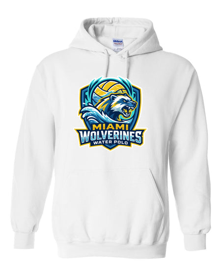 Miami Wolverines Water Polo Hoodie Mascot Shield for Adults & Youth