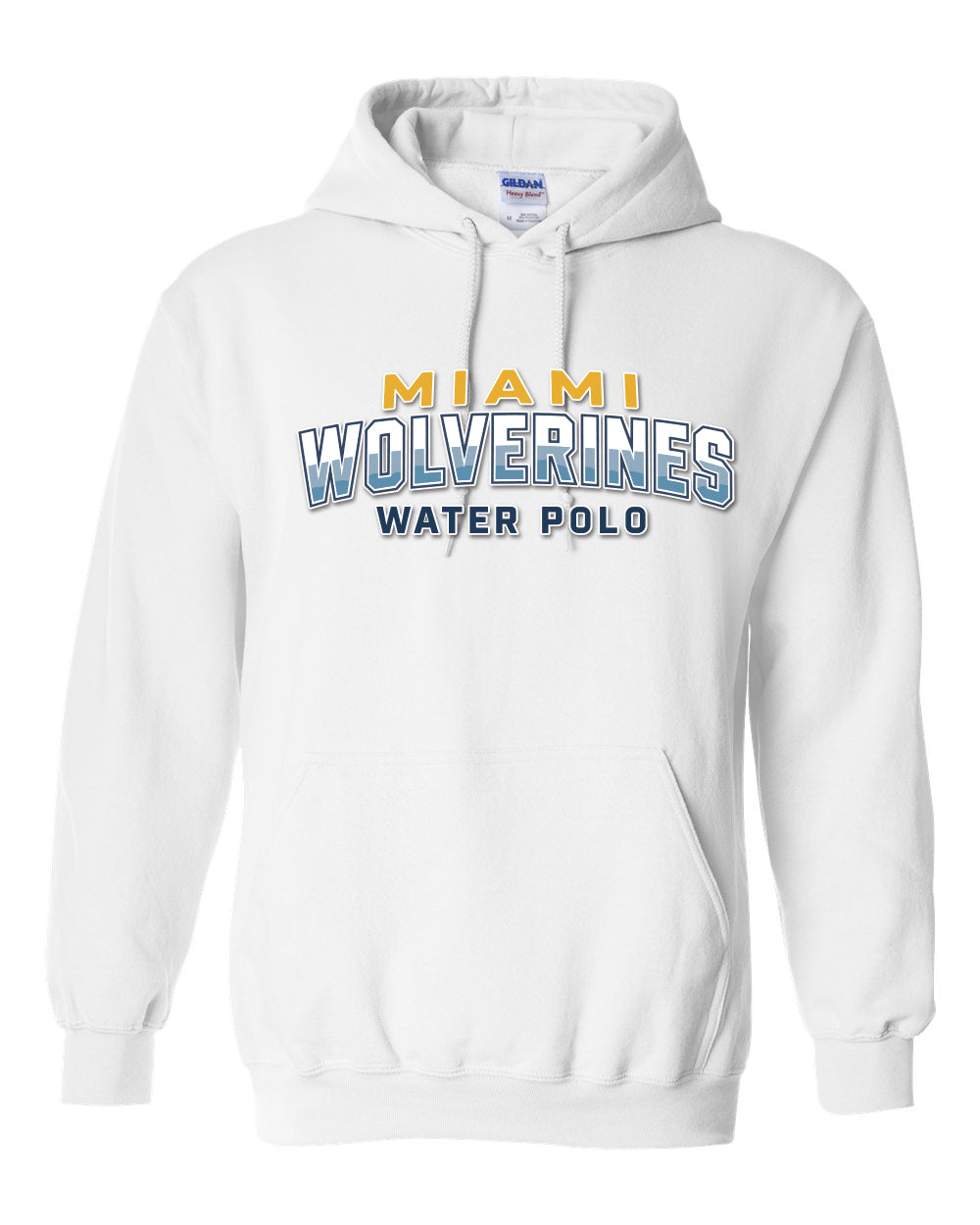 Miami Wolverines Water Polo Hoodie Wordmark for Adults & Youth
