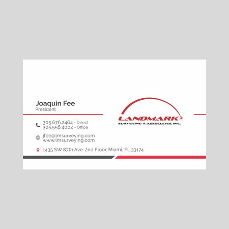 Landmark Business Cards - Two Sided for Maximum Impact