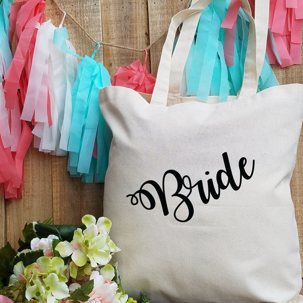 Personalized Bride Tote Bag for Unique Wedding Essentials